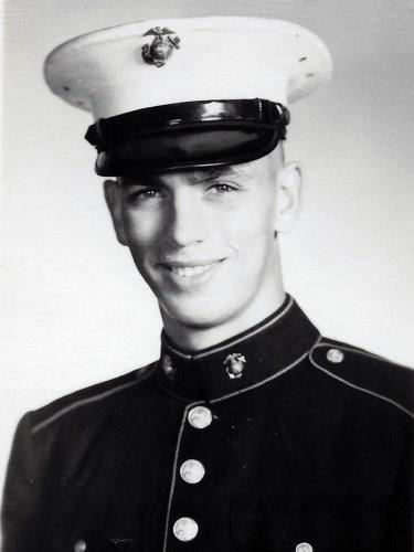 young man in marine uniform